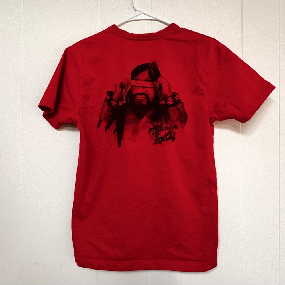🔥 RARE Billionaire Boys Club Inuit Snow Blinds Goggles Red T-Shirt Men Small BBC